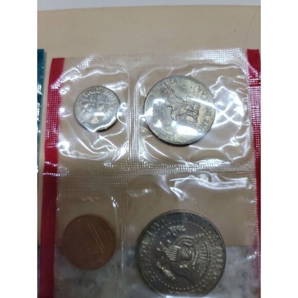 1979 US Mint Set - 12-Coin P&D Uncirculated Lot Of 5-1 Red 1 Blue Each Envelope - Picture 10 of 16